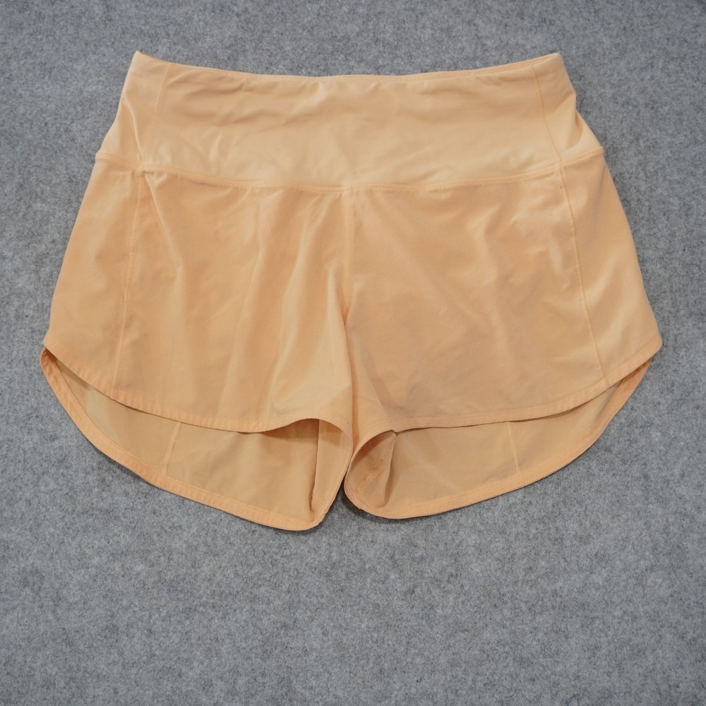 Lululemon Size 8 Speed Up Low-Rise Lined Shorts Peach Running Short Gorpcore